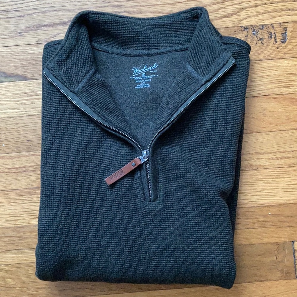 Woolrich Quarter Zip Sweater